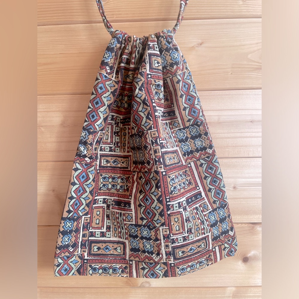 NWT India Large Drawstring Bag